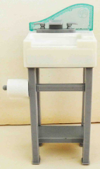 Barbie Lavabo grau/weiss