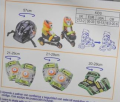 Rollschuhe / Inline-Skates Set - fast NEU