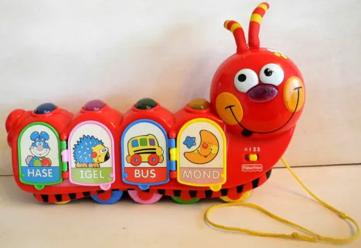 Fisher-Price Lern-Raupe – mit Licht und Musik