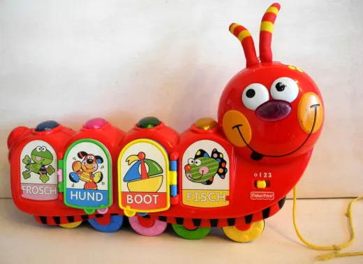 Fisher-Price Lern-Raupe – mit Licht und Musik