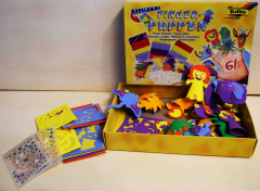 Fingerpuppen aus Moosgummi