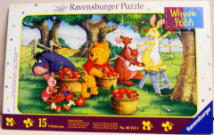 Rahmenpuzzle Ernte mit Winnie the Pooh