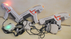 Laser Tag Pistolen weiss