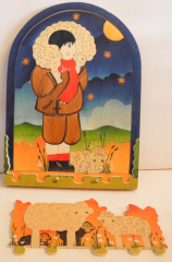1 1/2 Puzzle aus Holz