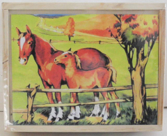 Würfelpuzzle Tiere - NEU