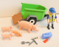 Tierarzt mit Schweinchen Nr. 4495