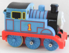 Lokomotive von Tomy blau/rot
