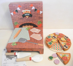 Pizza-Set aus Holz