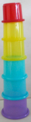 Stapelturm aus Kunststoff