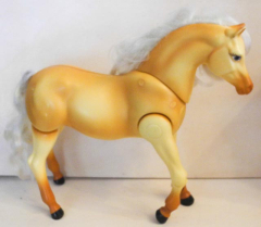 Barbie Pferd hellbraun