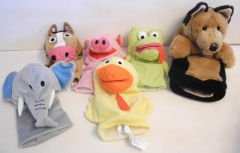 Handpuppen aus Stoff