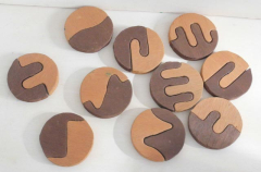 Puzzleteile aus Holz