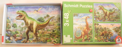 Abenteuer mit den Dinosaueriern 3x48 Teile