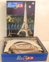 3D Puzzle Eiffelturm-Paris - 703 Teile