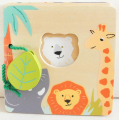 Holzbüchlein Tiere mit Guckloch