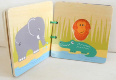 Holzbüchlein Tiere mit Guckloch