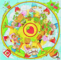 XXL Puzzle Wir pflanzen Erdbeeren - NEU