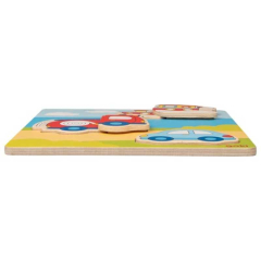 Einlegepuzzle 3D Effekt Fahrzeuge - NEU