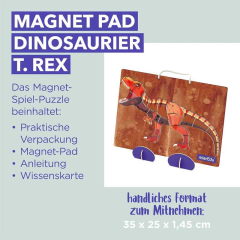 Magnetpad T. Rex Puzzle - NEU