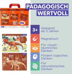 Magnetpad T. Rex Puzzle - NEU