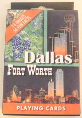 Dallas Fort Worth Playing Cards.