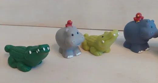 Fisher-Price Little People – 6 Tiere mit Graselement