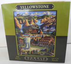 Dowdle Folk Art Puzzle Yellowstone - 500 Teile