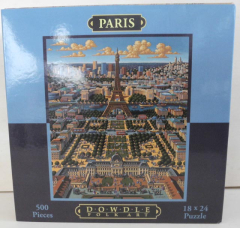 Dowdle Folk Art Puzzle Paris - 500 Teile