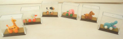 Tomy Wind-Up Toy verschiedene Tiere Set