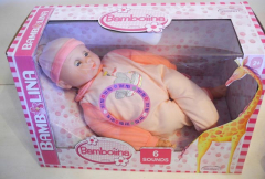 Puppe Bambolina mit beweglichem Mund und Babygeräuschen - NEU