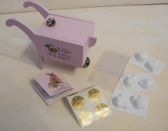 Muffy VanderBear The Ruffled Truffle Candy Company - Süssigkeitenwagen rosa