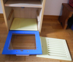 Spielküche - Kochherd mit Backofen aus Holz