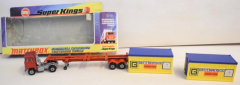Matchbox Super Kings K-17 Scammell Crusader Container Truck gelb/rot