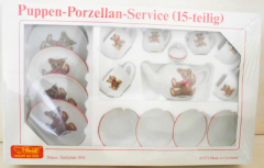 Steiff Puppen-Porzellan-Service Bären-Sujets Dekor Teddybär 1926