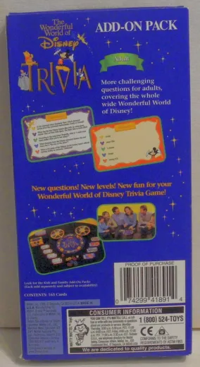The Wonderful World of Disney Trivia. Add-on Pack