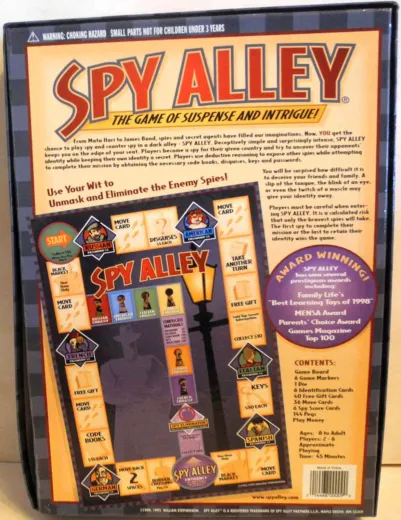 Spy Alley – The Game of Suspense and Intrigue
