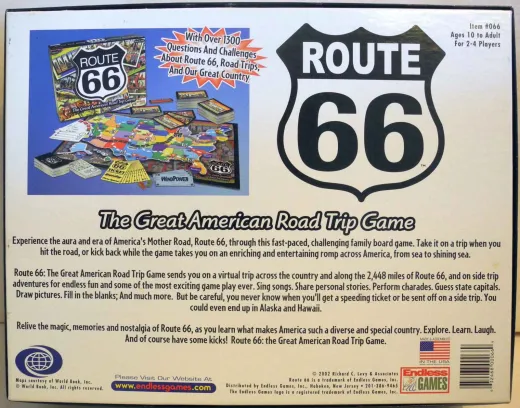 Route 66: The Great American Road Trip Game