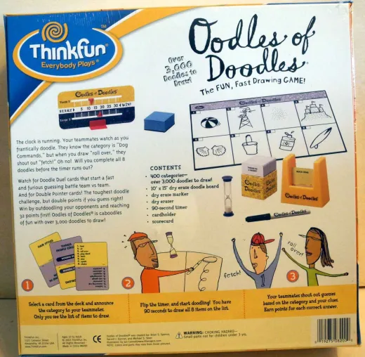 Oodles of Doodles The Fun, Fast Drawing Game! - NEW