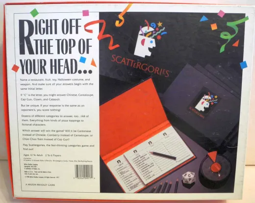 The Game of Scattergories