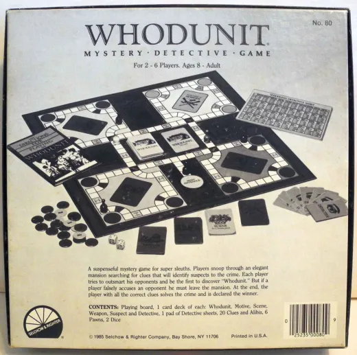 Whodunit Mystery Detective Game