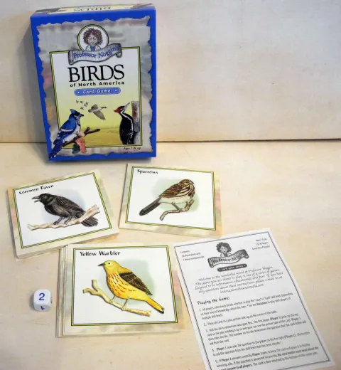 Professor Noggin's Birds of North America – Educational Trivia Card Game - Like New