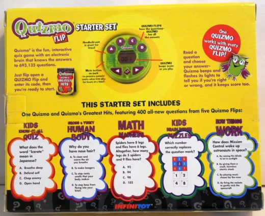 Quizmo Flip Starter Set: The Electronic Interactive Quiz Game