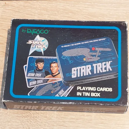 Star Trek Spielkarten in Sammler-Blechdose