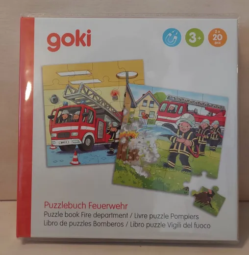 Puzzlebuch Feuerwehr magnetisch von Goki