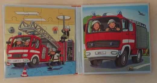 Puzzlebuch Feuerwehr magnetisch von Goki
