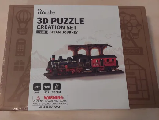 Modellbausatz 3D-Puzzle Steam Journey von Rolife