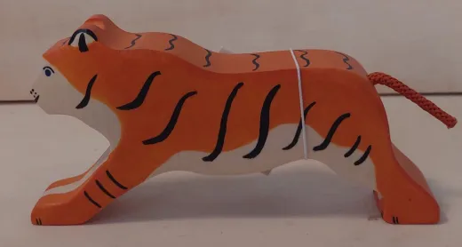 Tiger laufend aus Holz von Holztiger