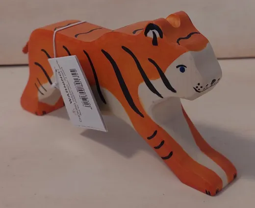 Tiger laufend aus Holz von Holztiger