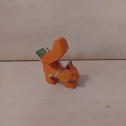 Eichhörnchen orange aus Holz von Holztiger