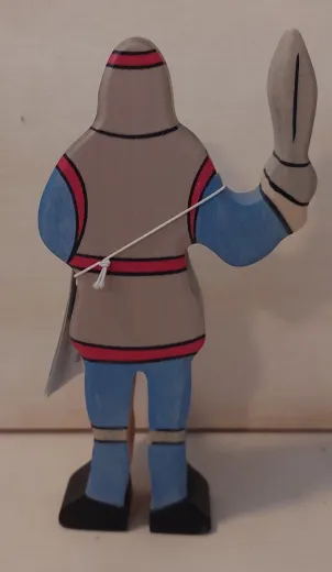 Ritter kämpfend blau von Holztiger